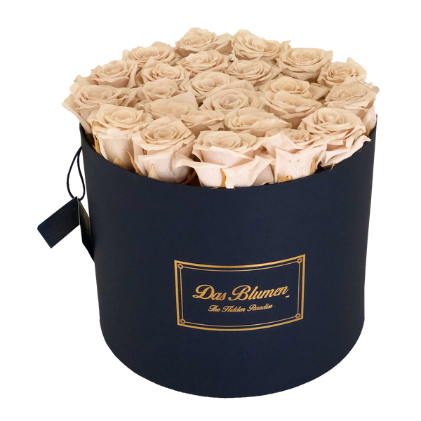 Estuche Cilíndrico Premium Rosas Eternas - Das Blumen México