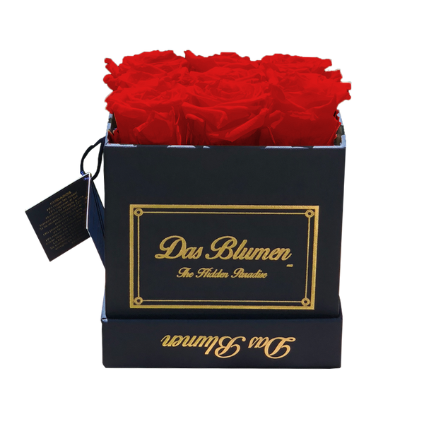 Estuche Cúbico Mini con Rosas Eternas - Das Blumen México