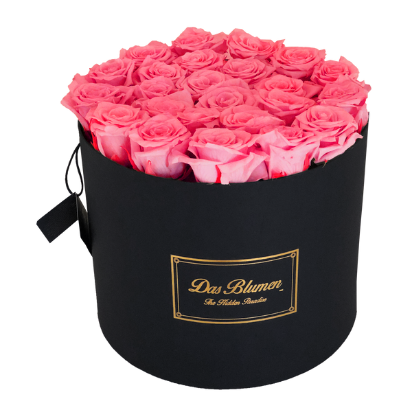 Estuche Cilíndrico Premium Rosas Eternas - Das Blumen México